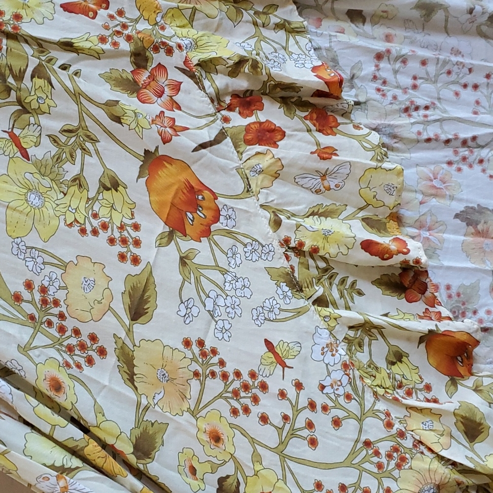 Spell Floral High Low Skirt - Yellow and Orange - Picture 5 of 7